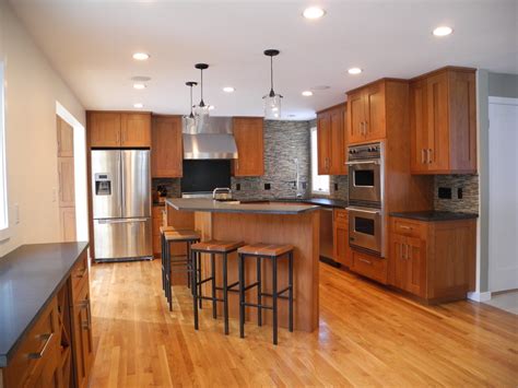 Golden Cherry Kitchen - Transitional - Kitchen - Boston - by CHC Design ...