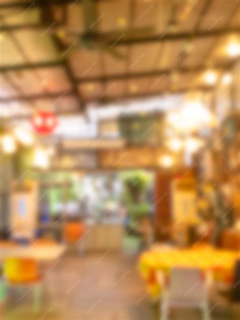 Premium Photo | Blurred photo of interior restaurant view background ...