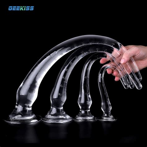 Dildo Anal de Longa Escala para Mulheres, Massageador Vaginal e