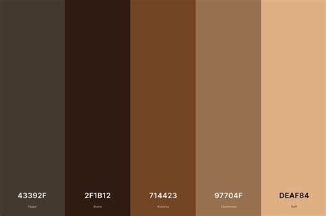 Colours with hex code – Artofit