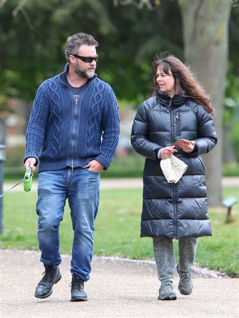 Polly Walker With Her Husband Laurence Penry-Jones - London 04/29/2021