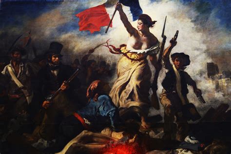 PARIS, FRANCE: THE LOUVRE ~ JULY 28: LIBERTY LEADING THE PEOPLE by ...