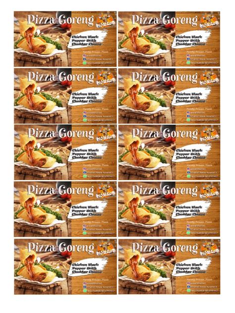 label makanan