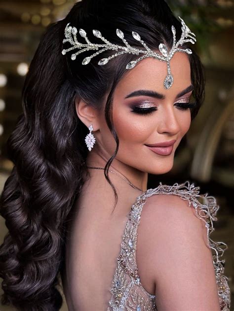 Rhinestone Decor Bridal Headband | Bridal hair pieces, Hair jewelry