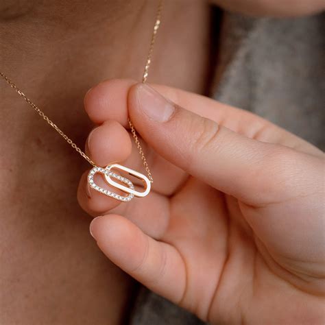 So Shocking Tandem Necklace in Rose Gold and Diamonds - Lepage