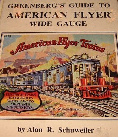 BOOK: "GREENBERG GUIDE TO AMERICAN FLYER WIDE GAUGE; hardcover; 1989 First Edition. MINT condition.