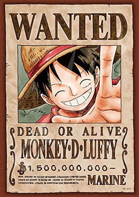 Luffy Wanted Poster Pfp Amazon s choice for one piece wanted poster