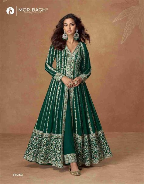 MEHAR BY MOR-BAGH 10262 TO 10264 SERIES DESIGNER ANARKALI SUITS