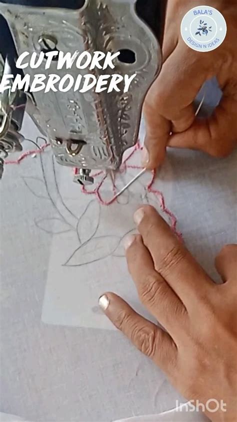 Cutwork Embroidery😊 | Cutwork embroidery, Free machine embroidery ...