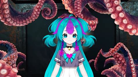 Cute Anime Girl Attacked by Tentacle Monster [Sinking Iron Full Game