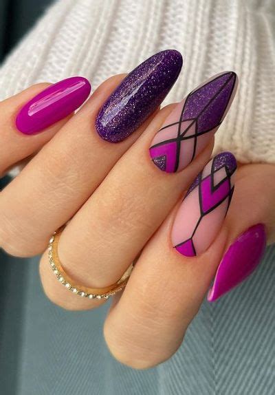 50+ Latest Purple And Pink Nail Designs 2024