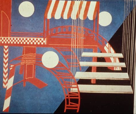 ca. 1920-1927--Russian--Alexandra Exter's design for The Merchant of ...