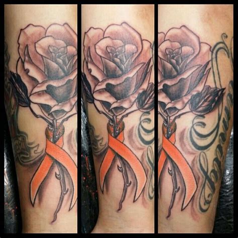 Leukemia Ribbon Tattoos For Guys