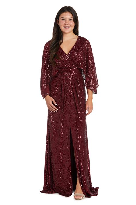 Nightway Long Sleeve Formal Evening Gown 22169 | The Dress Outlet