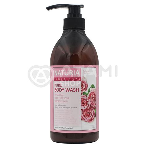 NATURIA Гель для душа увлажняющий Naturia Pure Body Wash Rose ...