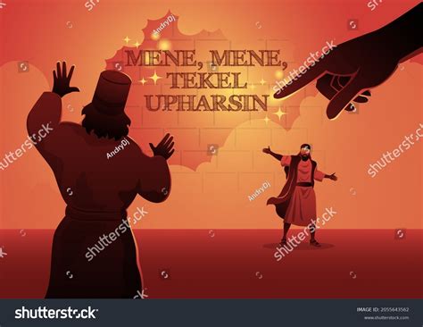 mene mene tekel   royalty  licensable stock vectors vector