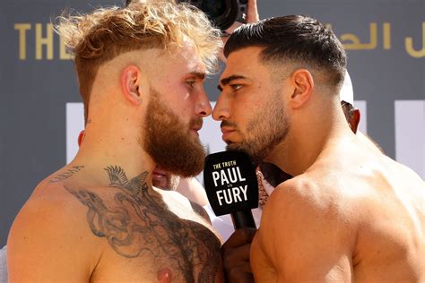 Jake Paul enciende su cara a cara con Tommy Fury previo a su pelea en