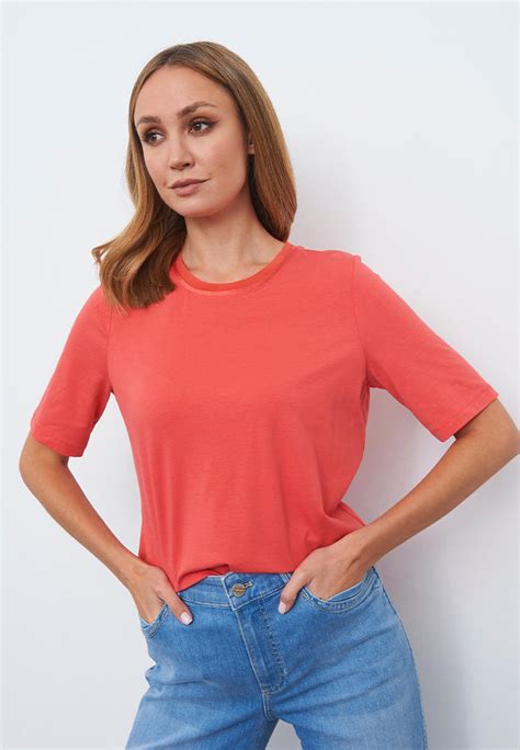 Футболка Gerry Weber, цвет: коралловый, MP002XW0POZZ — купить в ...