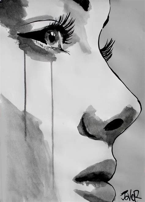 Sad Drawing Ideas at PaintingValley.com | Explore collection of Sad ...