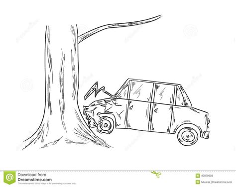 Car Wreck Drawing at PaintingValley.com | Explore collection of Car ...