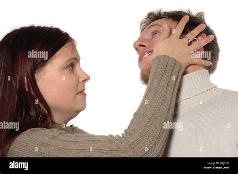 slap   face stock photo alamy