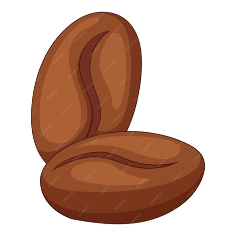 Desenhos De Grãos De Café - Ícone de grãos de café ilustração dos desenhos animados do ícone vetor ...