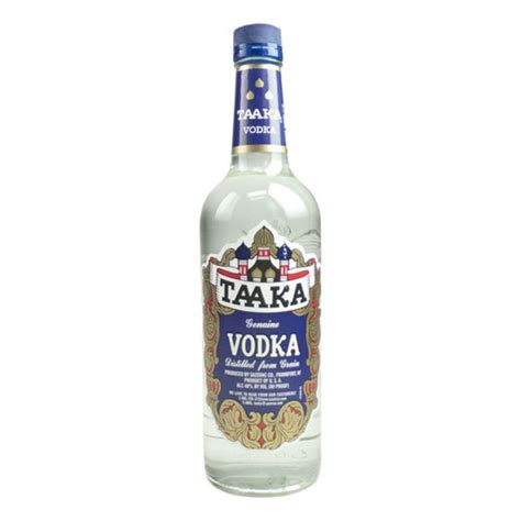 Taaka Vodka 750mL – Honest Booze Reviews