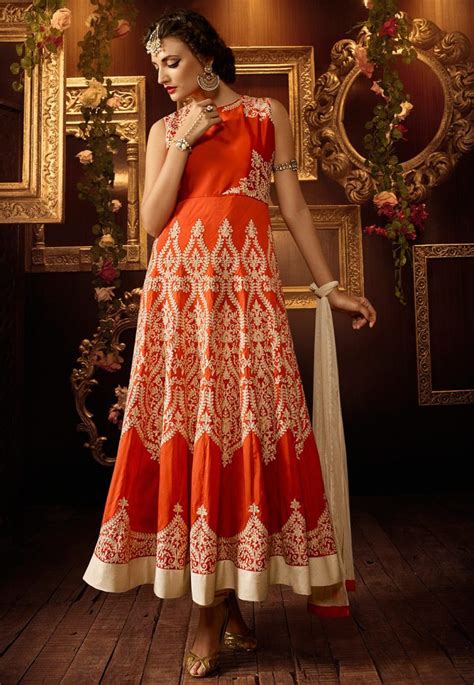 indian traditional anarkali dress