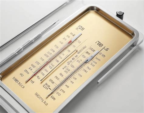 premium photo  scale   thermometer