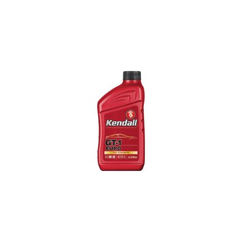 Kendall 5W/30 GT-1 FULL SYNTHETIC EURO MOTOR OIL