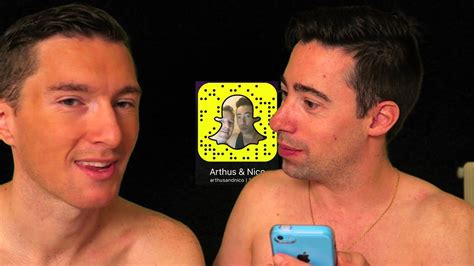 Gay couple opens snapchat - YouTube