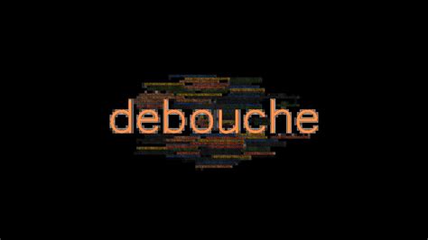 Debouche Past Tense: Verb Forms, Conjugate DEBOUCHE - GrammarTOP.com