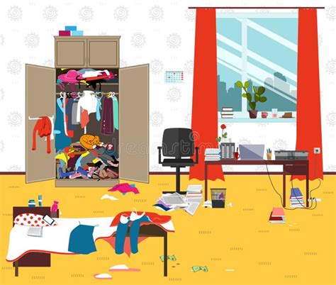 Грязная комната где молодая семья с маленьким младенцем живет Untidy ...