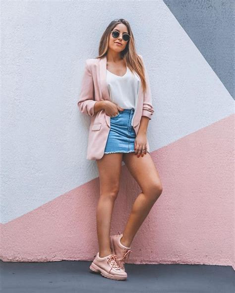 Looks Com Tenis Rosa - Looks com tênis – 60 ideias sensacionais para combinar as peças ...