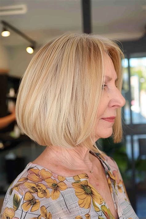30 Low-Maintenance Bob Haircuts for Women Over 60 with Style