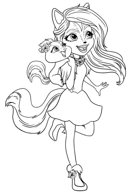 Free Enchantimals Coloring Page - Free Printable Coloring Pages for Kids