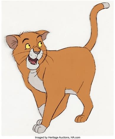 Thomas O'malley The Aristocats - The Aristocats Thomas OMalley Production Cel Walt Disney, 1970 by Walt ...