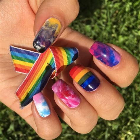 22 Extremely Colourful Nail Art Ideas for Pride – SORTRA