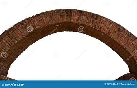 brick arch isolated  white stock photo image  romantic