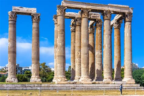 Temple of Olympian Zeus, Athens, Greece Stock Photo - Image of classic ...