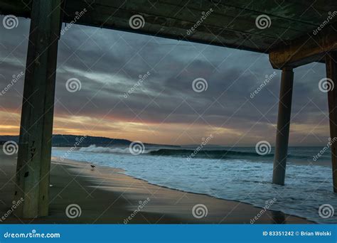 Hermosa Beach Pier stock photo. Image of boardwalk, shore - 83351242