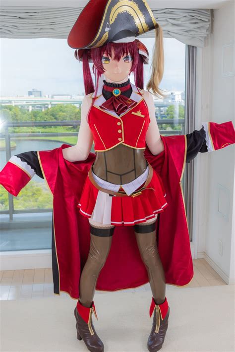 Marine kigurumi with some latex : r/Hololive