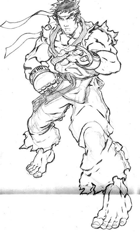 Desenho Do Street - 87+ Desenhos do Street Fighter para Baixar e Colorir em Casa