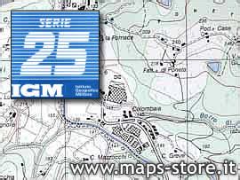 Mappe IGM - Carte Topografiche IGM - su Maps-Store.it