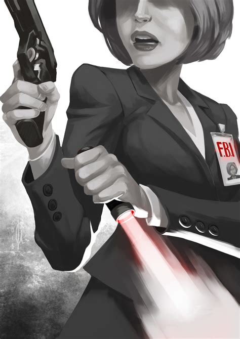 ArtStation - Agent Scully - Fanart X-Files