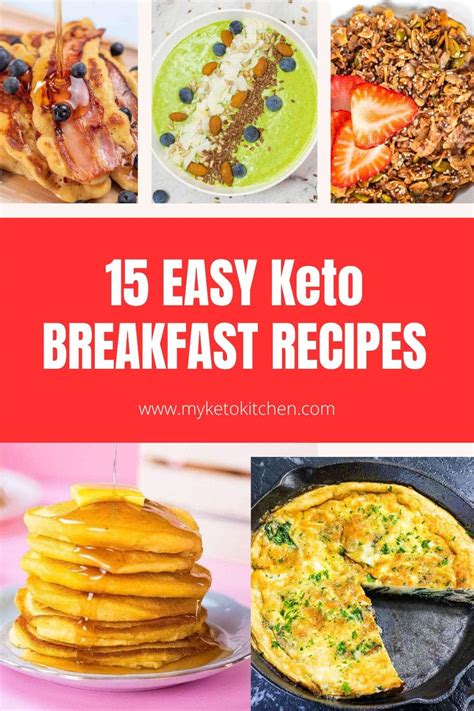 15 Best Keto Breakfast Recipes by My Keto Kitchen