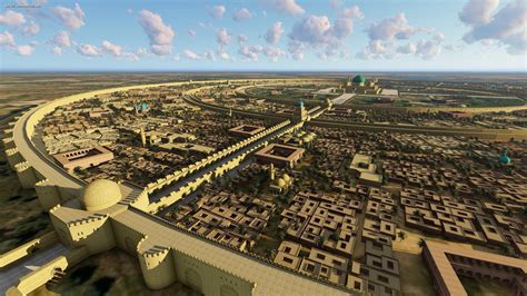 A 3D model of what Baghdad looked like in the 8th century. : r ...