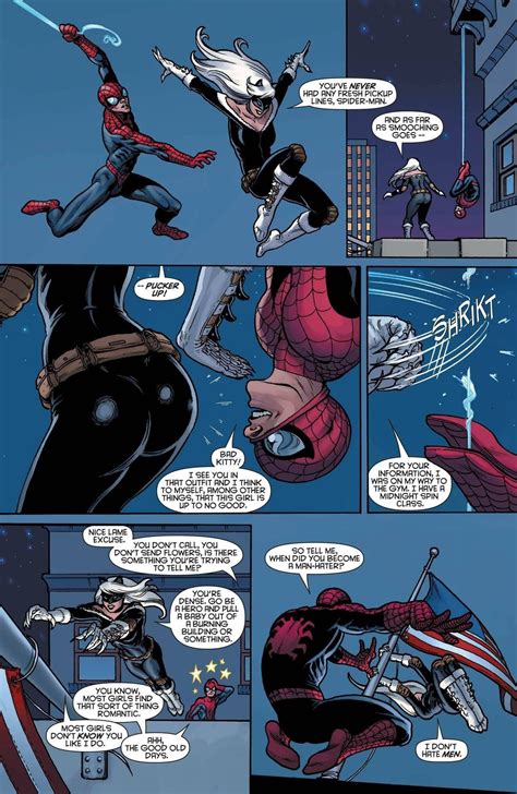 #BlackCat #SpiderMan | Black cat comics, Spiderman black cat, Black cat