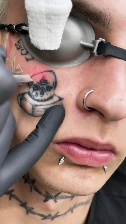Поздно Осознал Проблему Тату на ЛИЦЕ #тату #tattoo #tattooartist - YouTube
