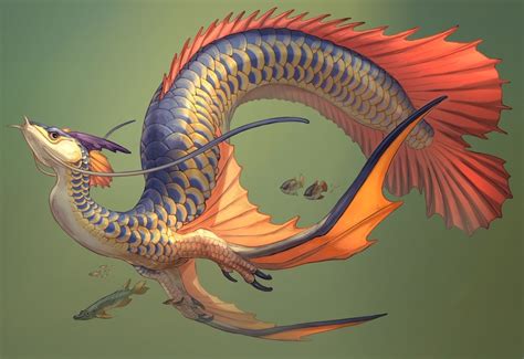 arowana dragon  art print  le yamamura inprnt